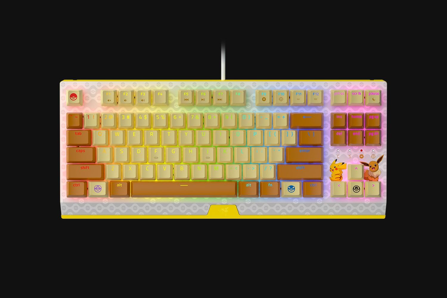 Razer BlackWidow V3 Tenkeyless (Green Switch) - Pokemon Edition 
