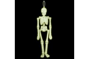 amscan Hanging Glow In The Dark Skeleton 15 1/2"