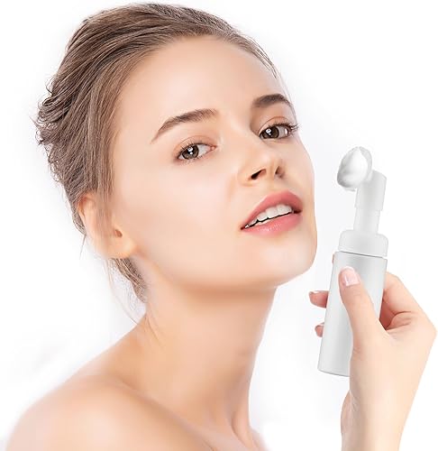 Miniatura 10 de Botella de espuma de 2 onzas con cepillo, dispensadores de espuma vacíos para viajar para jabón, champú (3 piezas, rosa)