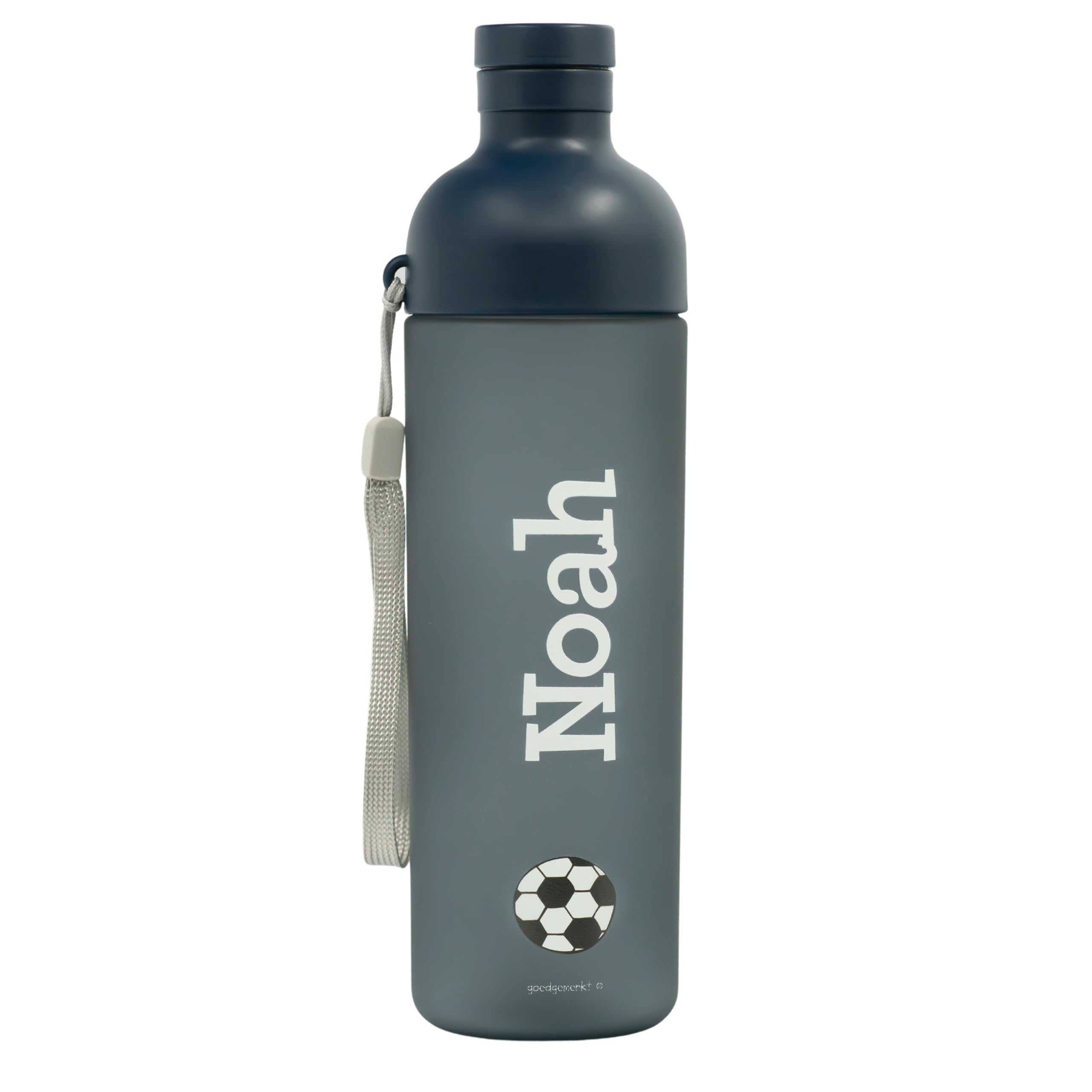 gutmarkiert Trinkflasche für Kinder - personalisierbar und auslaufsicher | BPA-frei - spülmaschinenfest - 600 ml - für Jungen und Mädchen - für Kita - Schule und Kindergarten