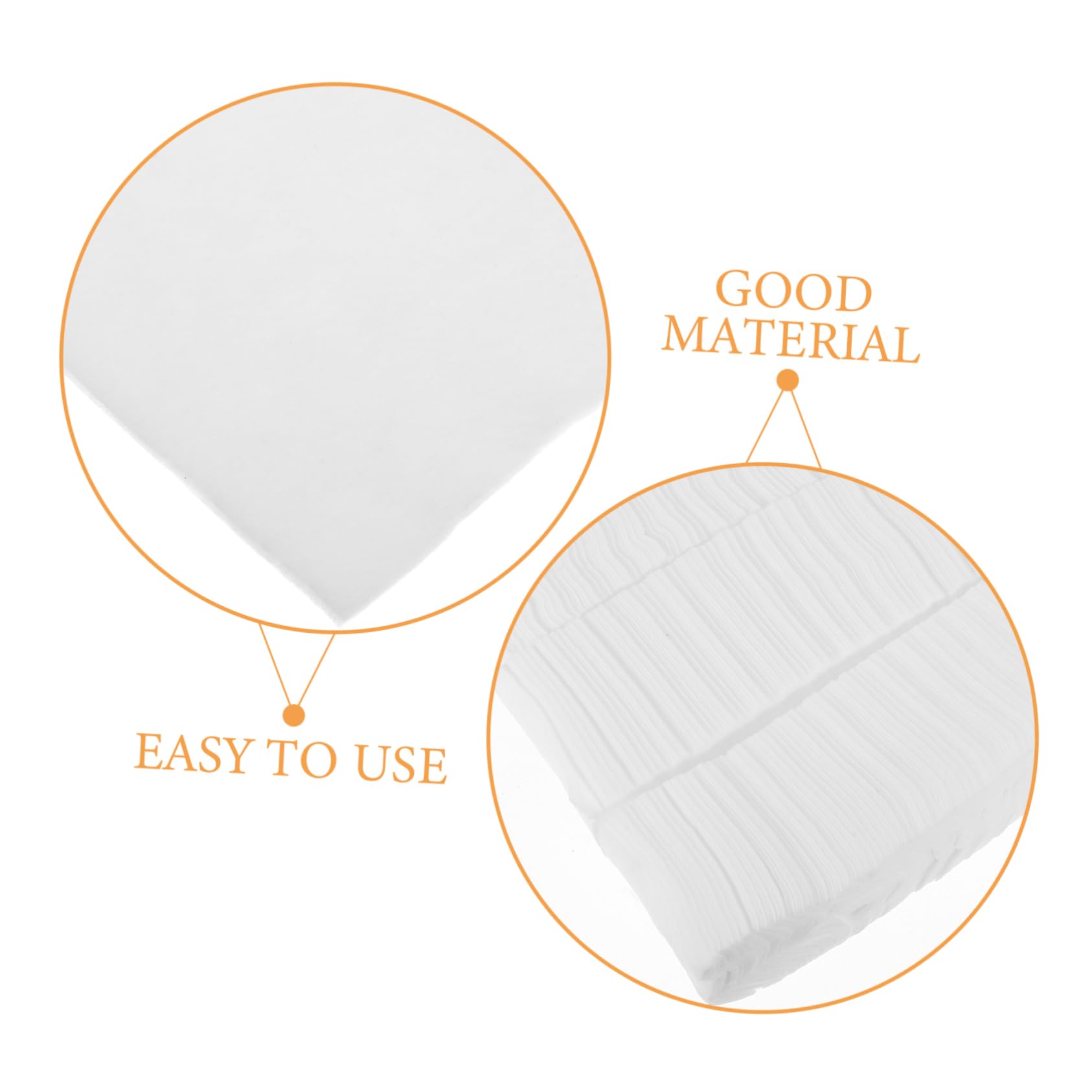 2000 Piezas Unidades Almohadillas de Algodón Dobles y Gruesas para Desmaquillar Toallitas Faciales Resistentes y Duraderas para Limpieza y Eliminación de Maquillaje
