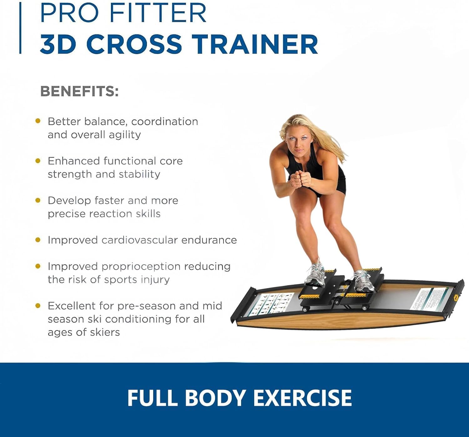 Skimaschine,Ski-Trainingsgerät für zu Hause,Skitrainer mit Skistöcken, Indoor-Ski-Trainings-Simulator, Ganzkörpertraining, Einstellbarer Widerstand, 150 kg Kapazität, für Hockey, Eislaufen