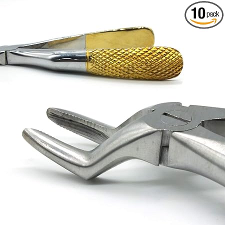 ADDLER DENTAL FORCEPS PEDO CHILDREN UPPER MOLARS EASY GRIP, HANDLE NO-562 LIFE TIME ANTI RUSTING WARRANTY..