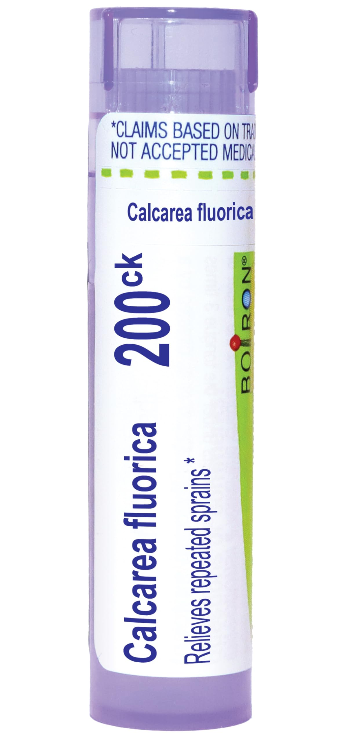 Boiron Calcarea Fluorica 200Ck Homeopathic Medicine for Sprains - 80 Pellets