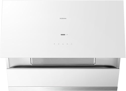 ROBAM Campana extractora Under Cabinet R-MAX2 de 30 pulgadas, campana de cocina de 1100 CFM con motor BLDC, serie de ventilación inclinada, control