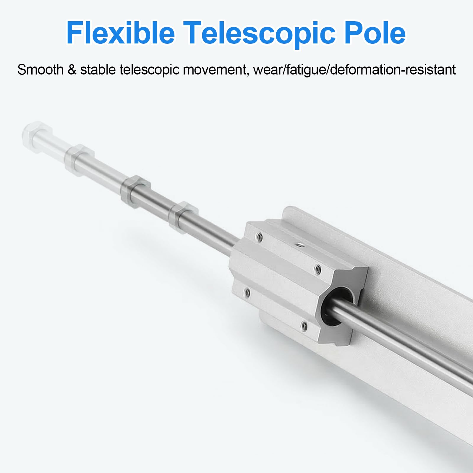 Hubkolbenmotor Linearantrieb DC 24V 290 U/min 3-16 cm Teleskophub Drehzahlregelung