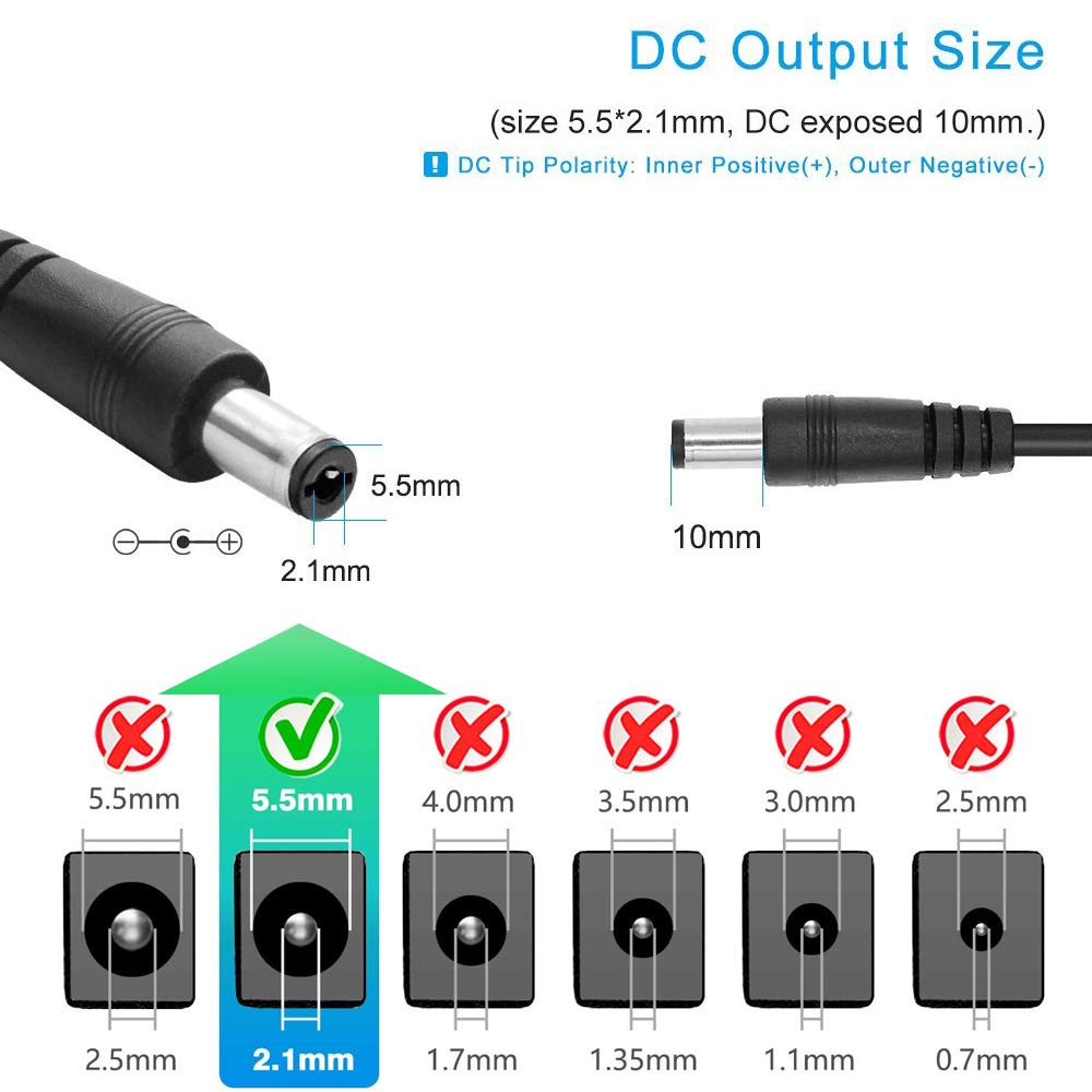 12 V 5 A zasilacz sieciowy 60 W AC DC adapter (wejście 110 V-220 V, wyjście 12 V 5 A 60 W) DC konwerter LED sterownik oświetlenie transformator do 12 V 5 A elastyczna taśma LED taśma świetlna 1 zestaw