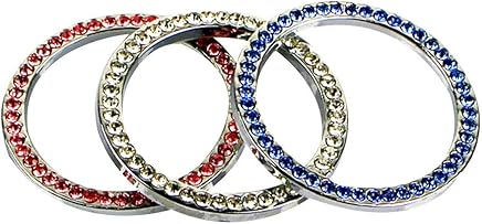 Bomcomi Brillante Adhesivo del Coche del Comienzo del bot?n del Anillo de Diamantes de imitaci?n Decorativo Embedded Adornos C?rculo de veh?culos Bomcomi Brillante Adhesivo del Coche del Comienzo del bot?n del Anillo de Diamantes de imitaci?n Decorativo Embedded Adornos C?rculo de veh?culos