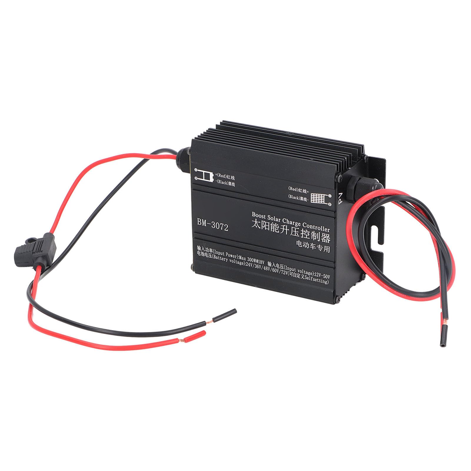 Yctze Controlador de Carga Solar MPPT Boost 16A, Compatible con Baterías