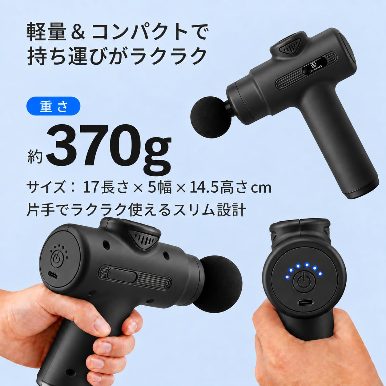 Amazon | 筋膜リリースガン きんまくリリース 電動ガン 6段階振動