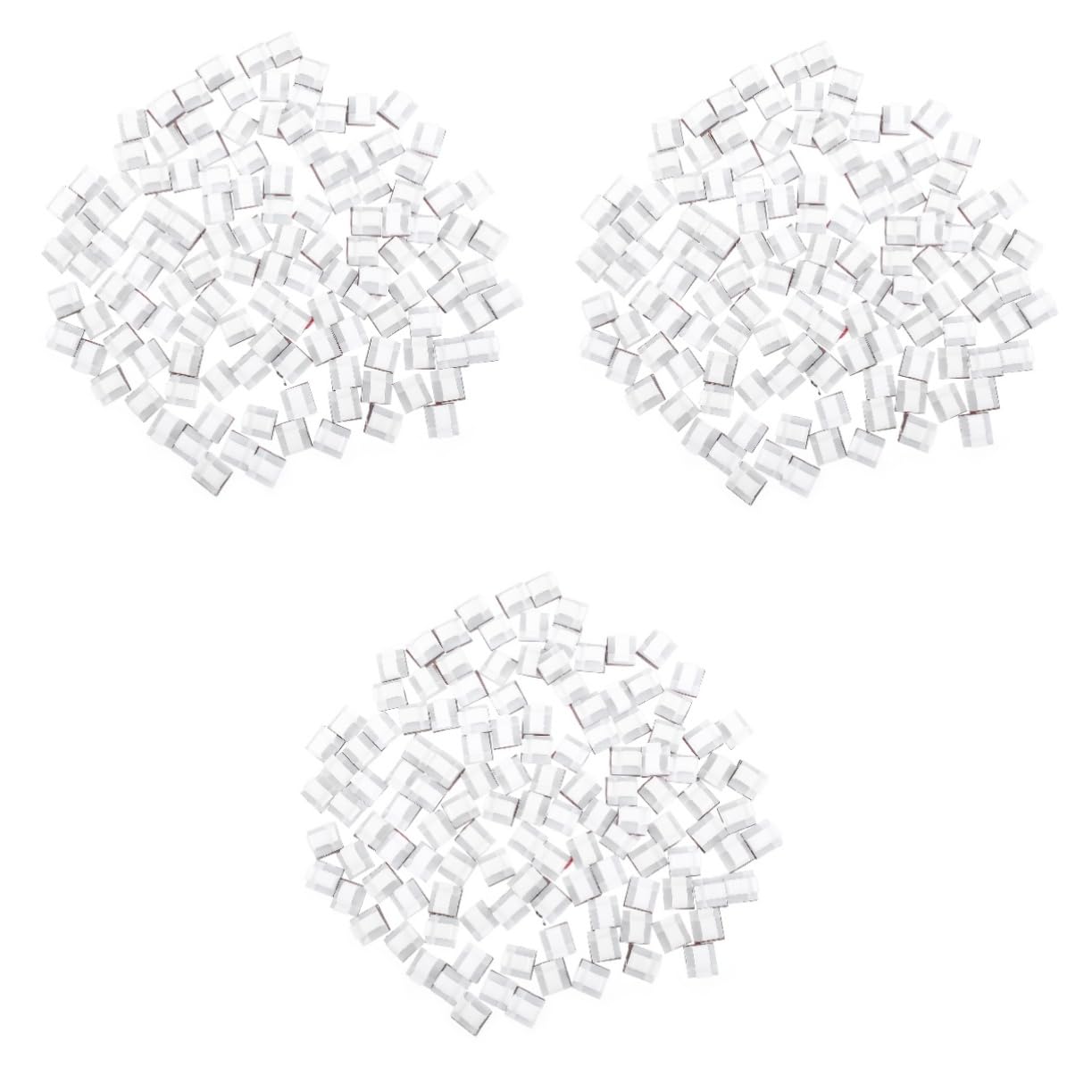 DOITOOL 3 Sätze Selbstklebende Kabelklemmen Drahtclips Wiederverwendbar Für Kabel-organizer Kabelklemmen Drahtclips Klemmen Für Das Home Office 120 Stück * 3