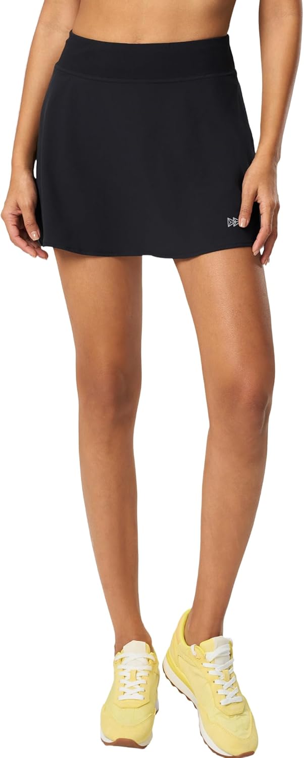 Yvette Athletic Skirt for Tennis Golf Pickleball - High Waisted Sports Skorts with Pockets