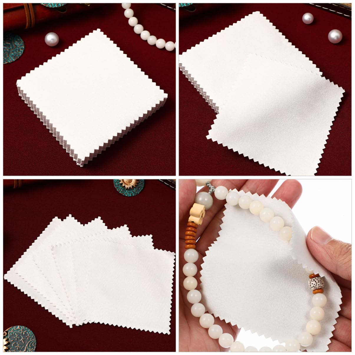 Putztuch Schmuckreiniger Reinigungstuch Schmuck Poliertuch Goldenes Poliertuch Schmuckpolierer Schmuck Tuch Silbertuch Zum Reinigen Von Silber Wildleder- Grey