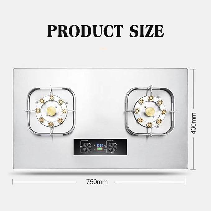 Estufa de Gas 2 Puestos Empotrable 110V miniatura 2