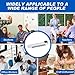 Cholemy Spiral Binding Machine Portable Desktop Binding Punch Hand Push Spiral Hole Punch for Store Office A4 A5 A6 A7 B5 B7 Paper Notebook Scrapbook with 5 Sheet Punch Capacity, Blue