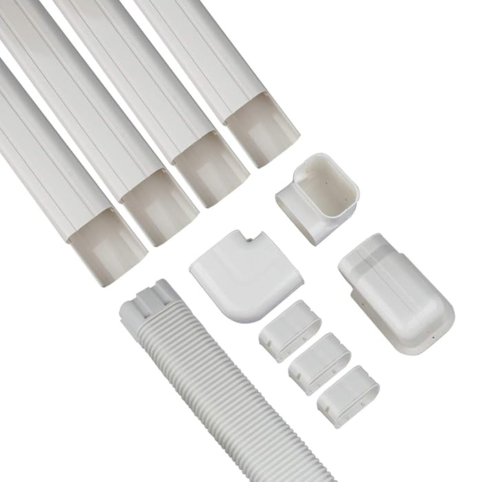 Buy Forestchill 14ft Decorative PVC AC Line Set Cover Kit Tubing Slot