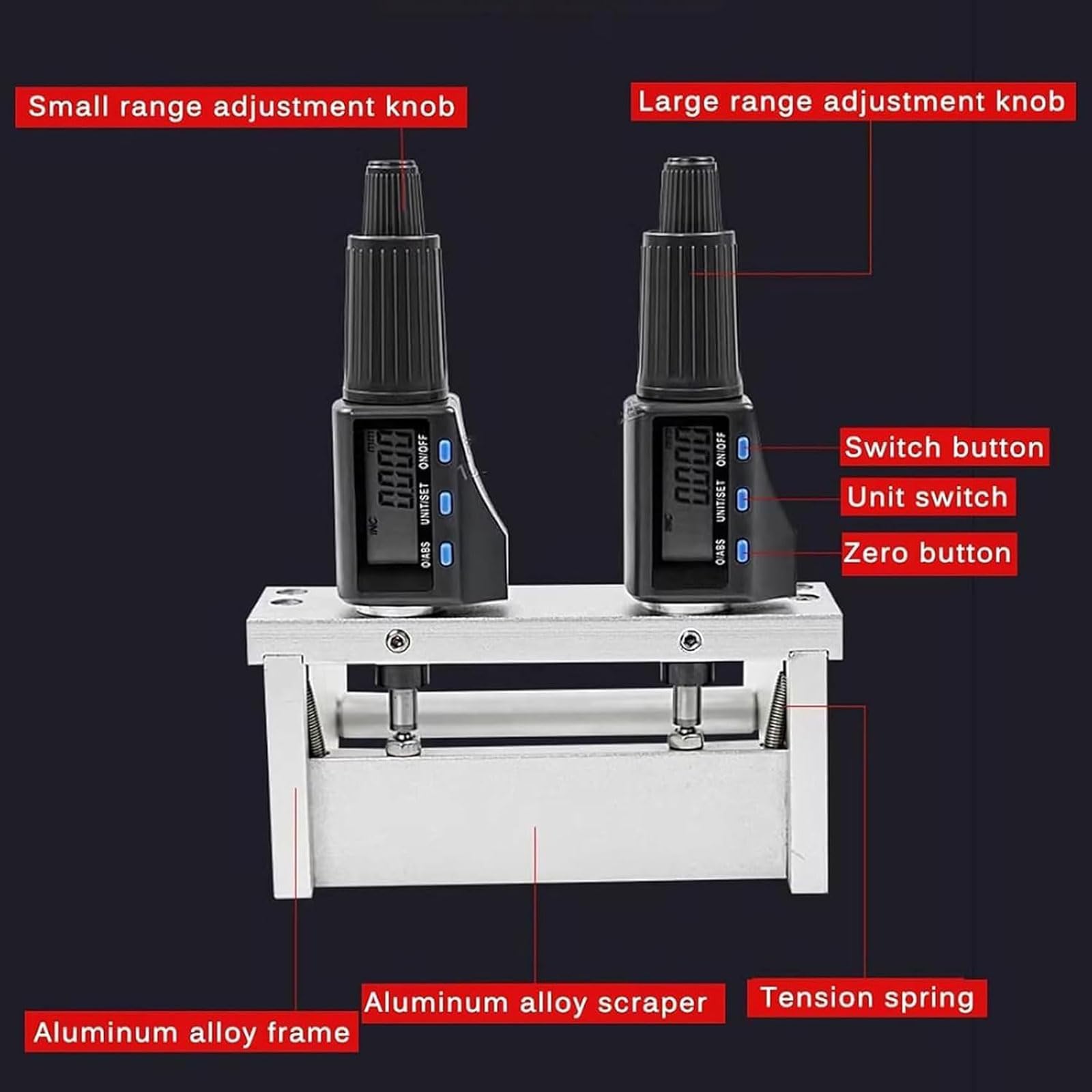 Regulowany aplikator folii, urządzenie do mokrej folii ze stali nierdzewnej do laboratorium, kosmetyków, testowania farb, grubość 1-6000 μm, szerokość 300 mm