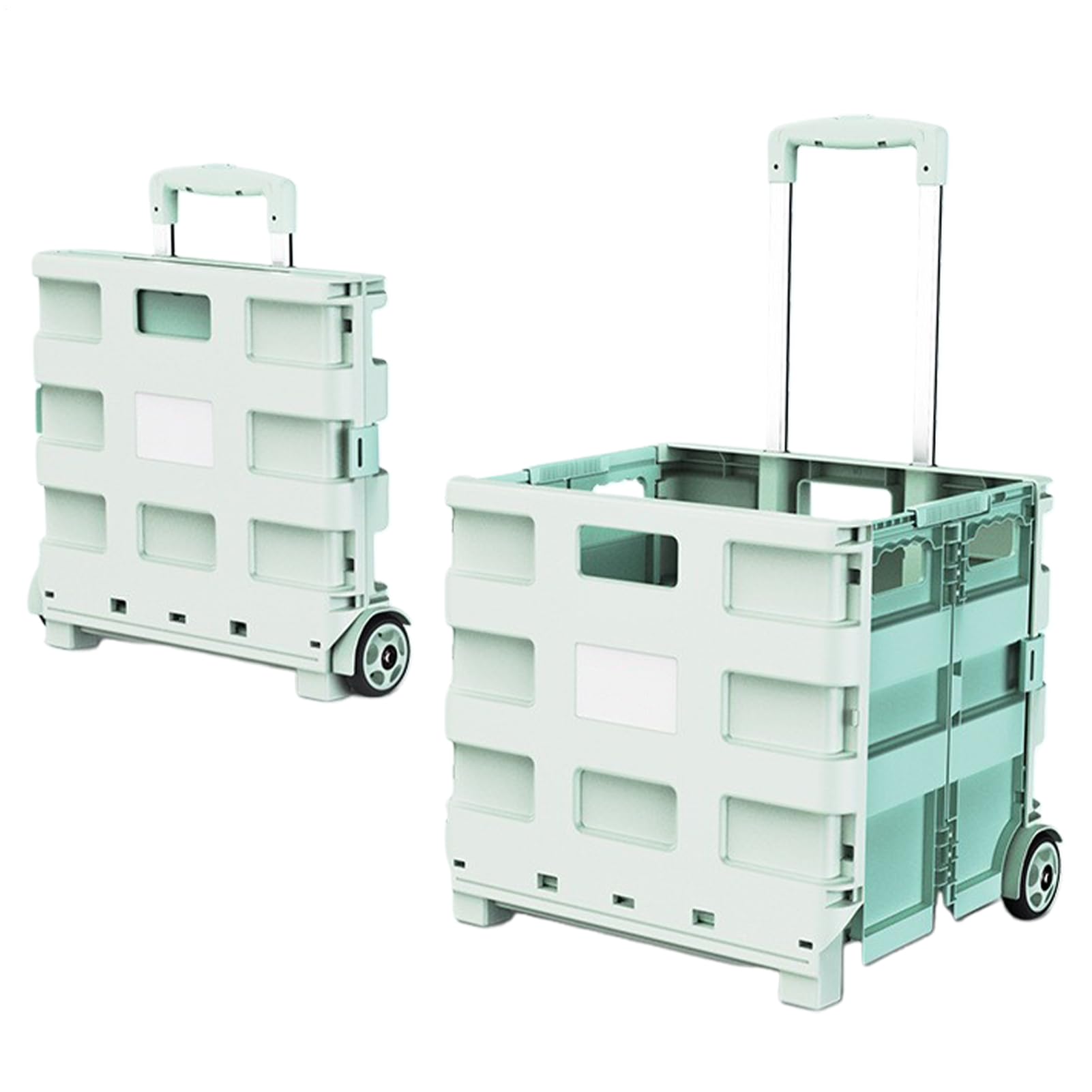 Rollcontainer mit Rollen, Einkaufstrolley mit Rädern, leicht, vielseitig einsetzbar, für Wäsche, Reisen, Flughafen, Camping