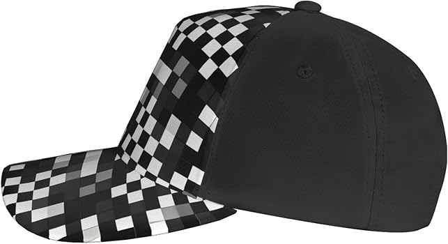 Amazon.com: Yqxwjl Black White Formula Checkered Pattern Print