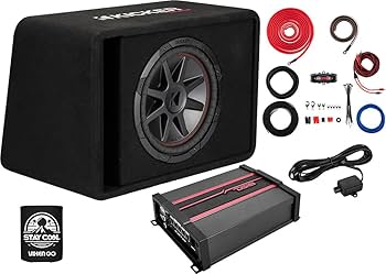 Amazon.co.jp: KICKER サブウーファーとアンプ 3アイテム