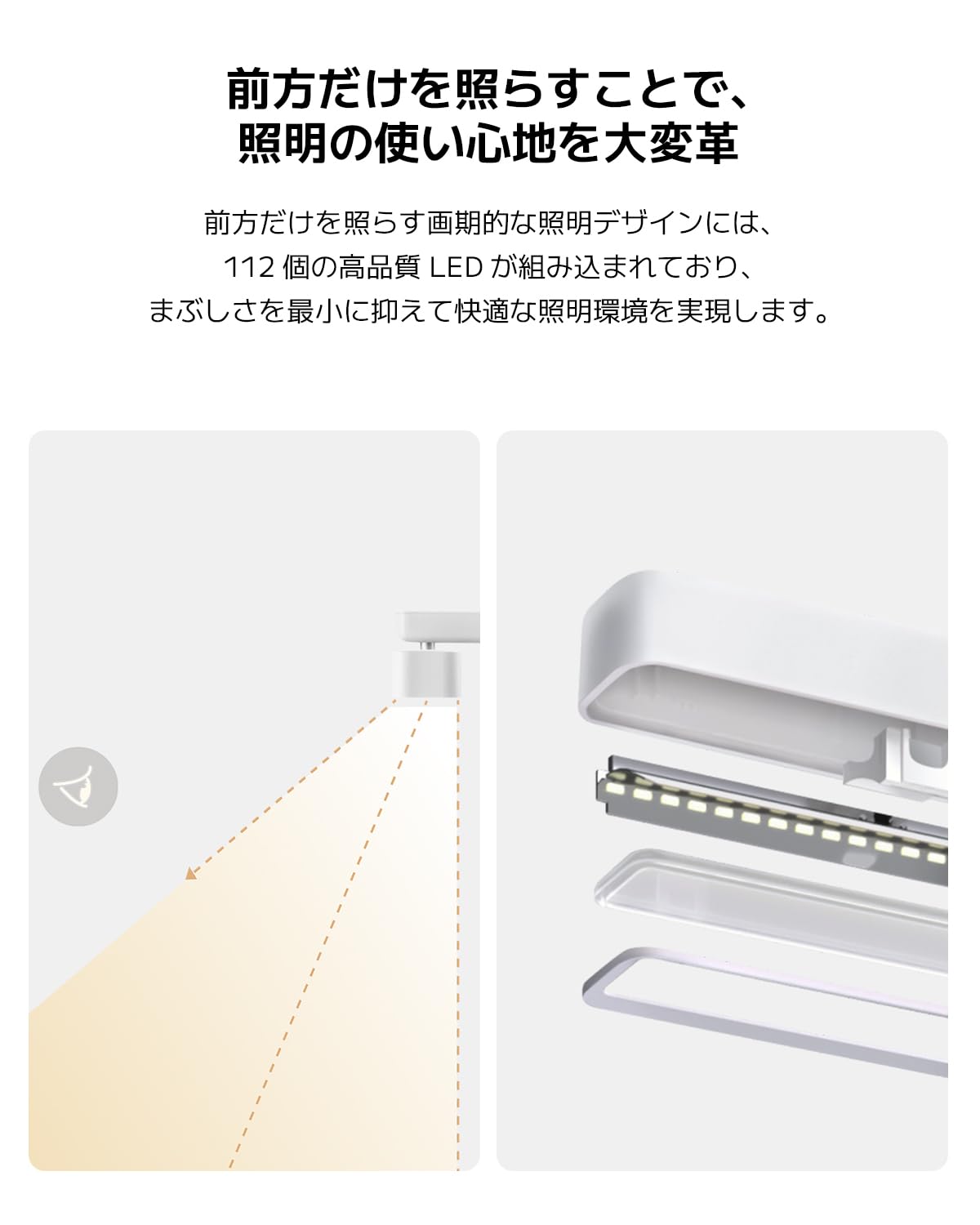 Amazon | Xiaomi LED デスクライト 2 led 目に優しい 60cm吊り