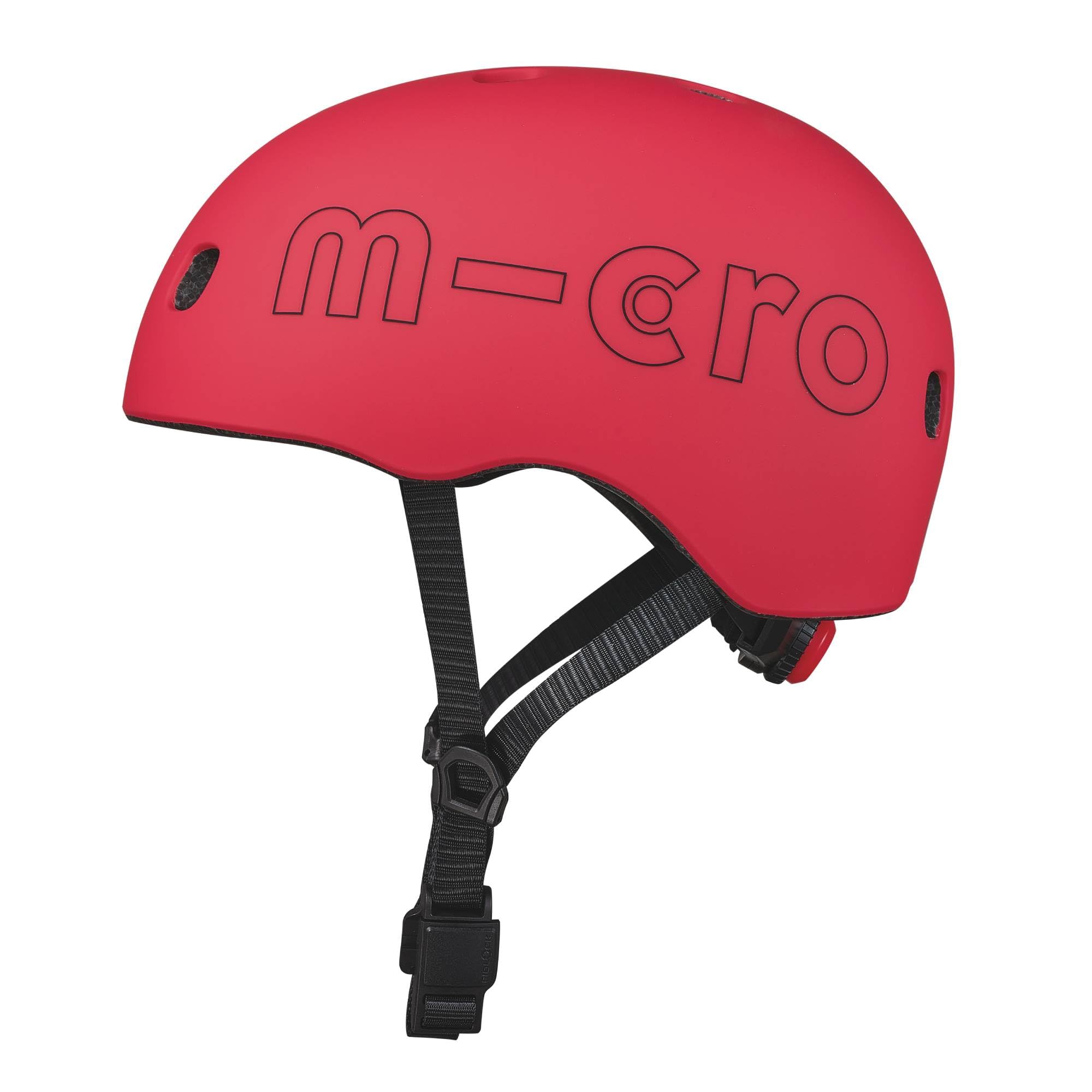 Micro® | Casco Infantil para Patinete o Bicicleta | Luz Trasera de Seguridad 3 Posiciones | Ultraligero 250 Gramos | Cierre Magnético | Niños y Niñas