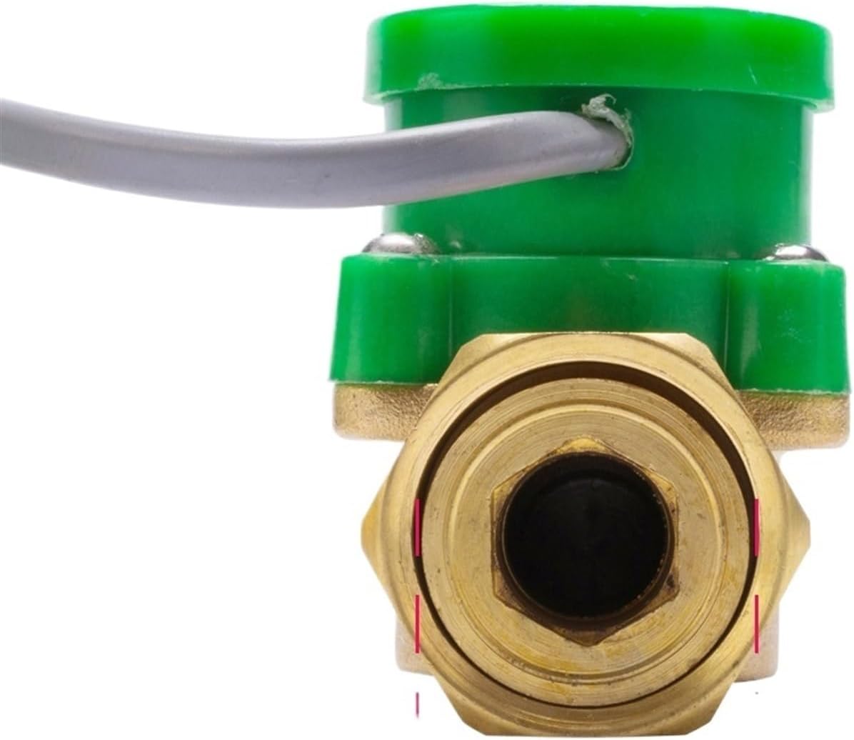 HT-120 G1/2 "-1/2" And Cold Water Automatic Water Flow Sensor switch Full Copper Electronic Pressure(HT-120 26MM-26MM)