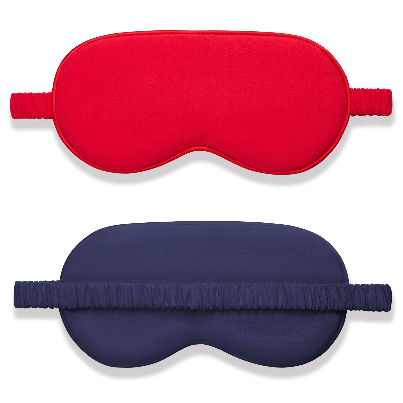 Amrules 2 Pack Silk Sleep Mask Set Adjustable, Blush Pink & Black — Amazon image 10