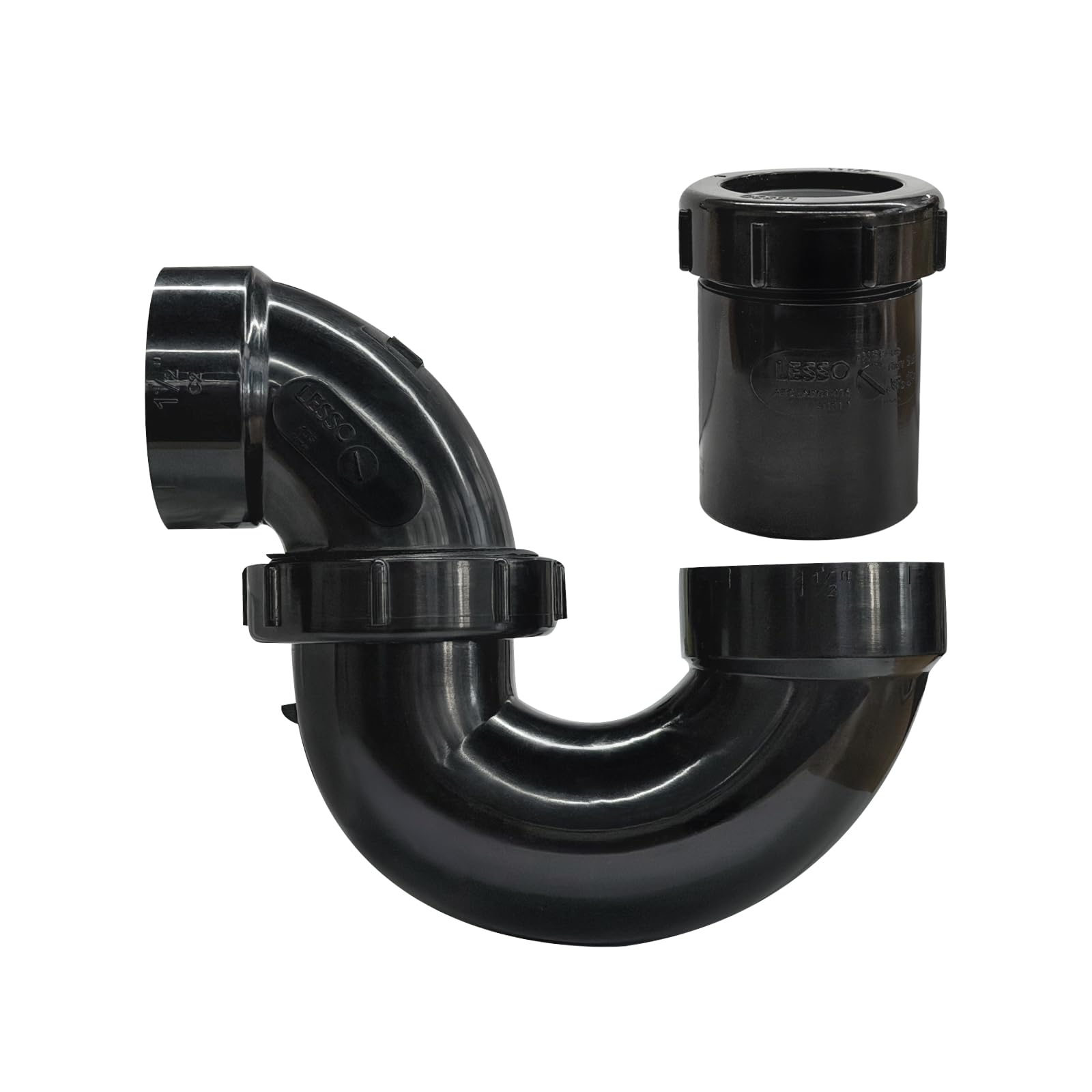 LESSO P Trap with Threaded Adapter Ring