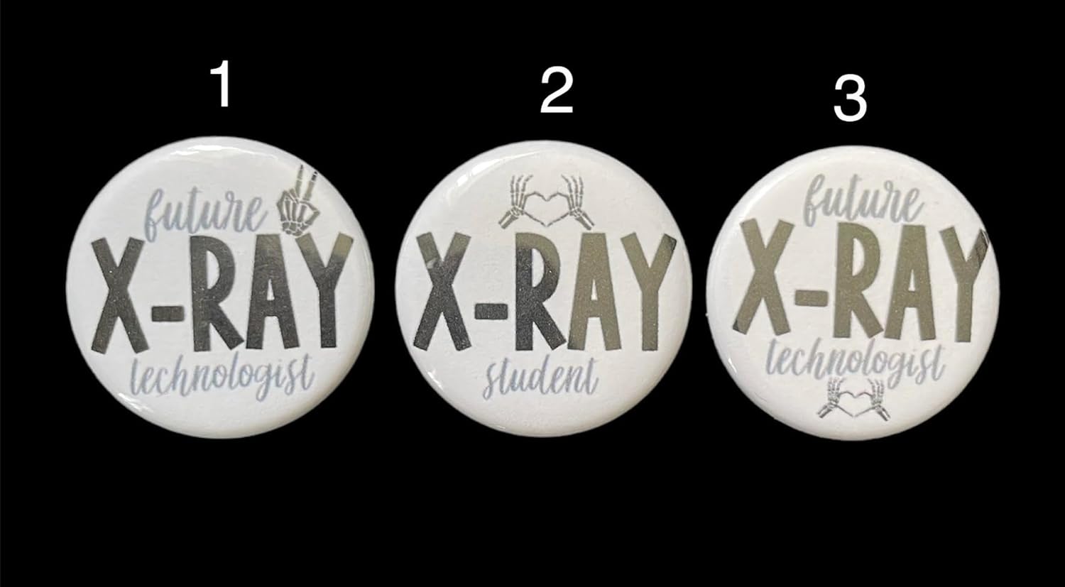 Student Xray Tech Bundle, Xray Markers, Large Rectangle, Badge Reel, Marker Holder, Radhesive...