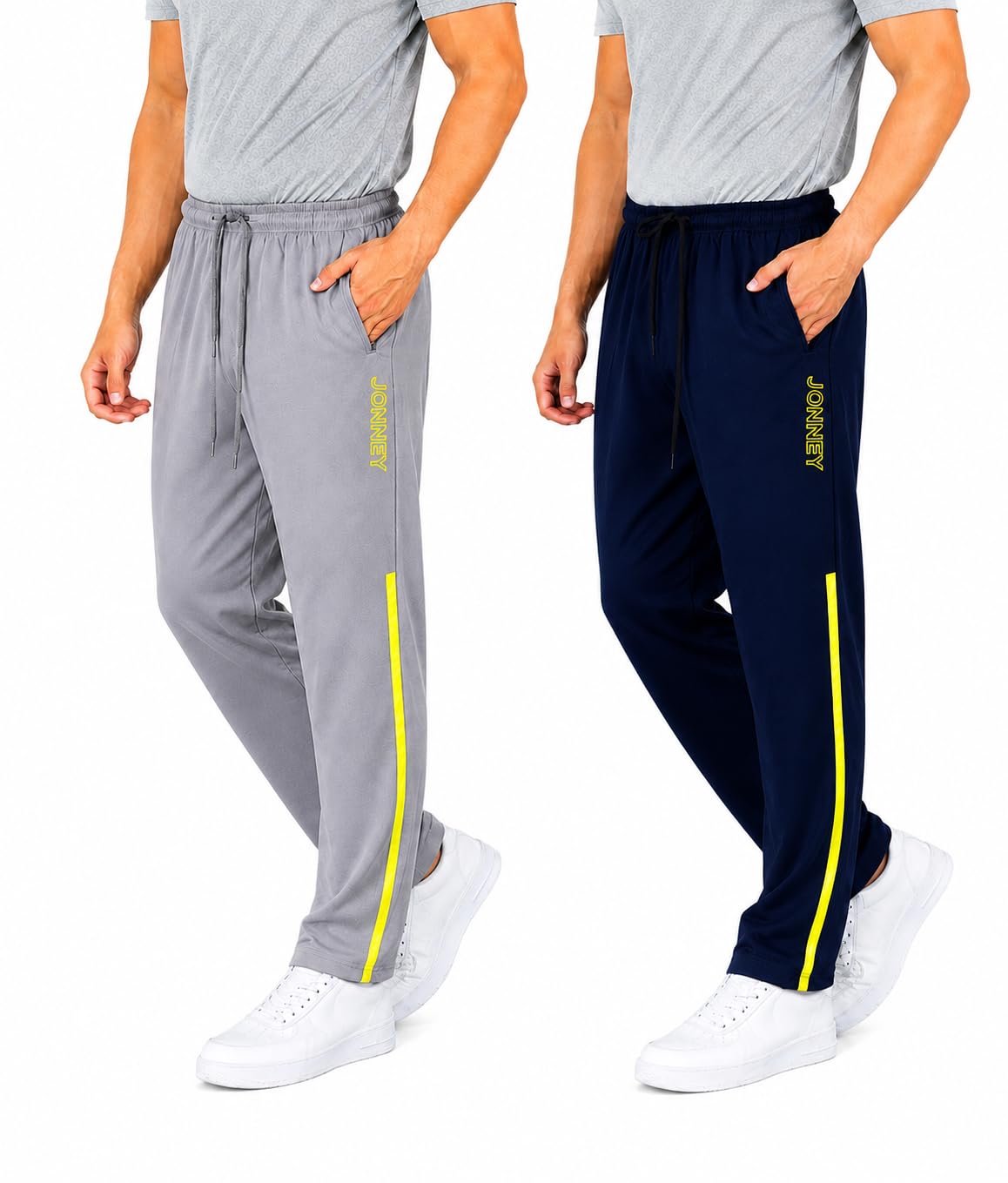 mack jonney Men’s Polyester Track Pants Pack of 2 | Regular Fit Sports & Casual Lower | Comfortable Activewear-3-picture-44
