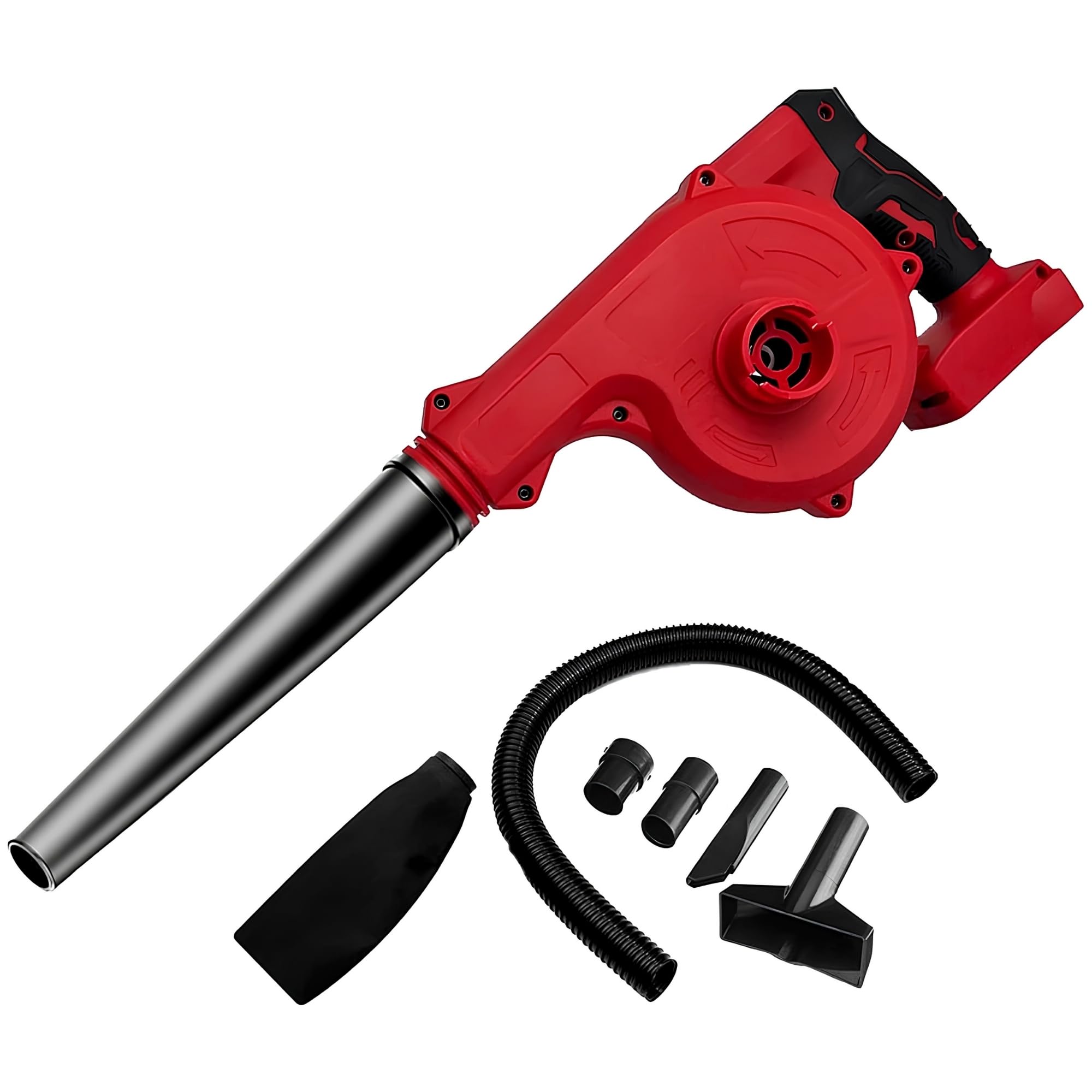 VORACIS Cordless Leaf Blower & Vacuum 2-in-1 | 18V Battery Powered | 120MPH Electric Garden Blower | 20,000RPM Portable Air Duster | For Leaves, Snow, Car, Garage & Outdoor Cleaning | Tool Only