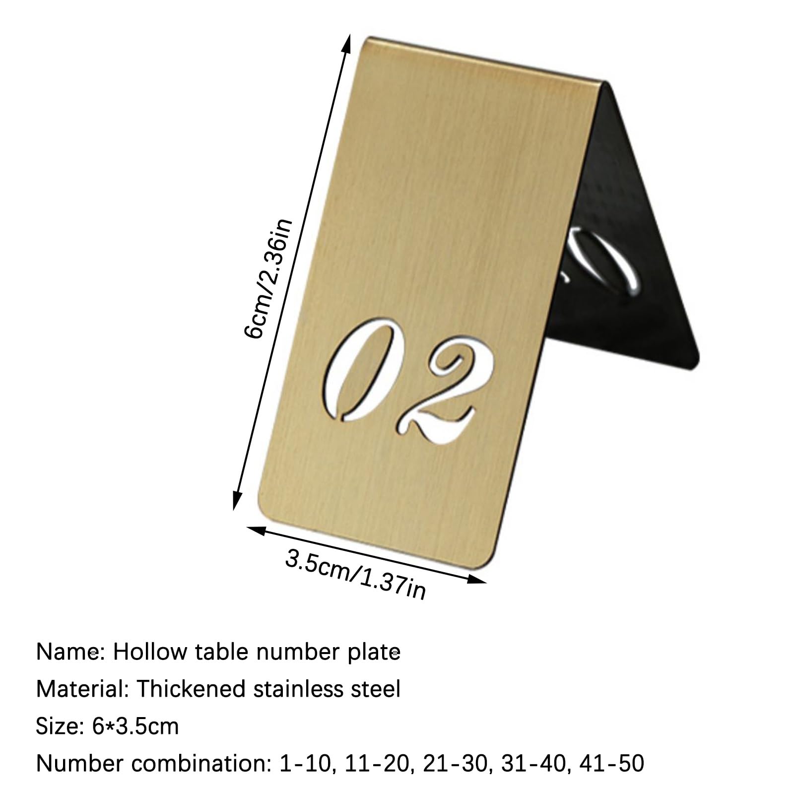 Set De 10 Números De Mesa - Apilable - Signos De Números De Mesa Marcadores De Números De Evidencia Juego De Detectives para Recepción De Boda, Restaurante, Fiesta, Cafeterías,(1-100)