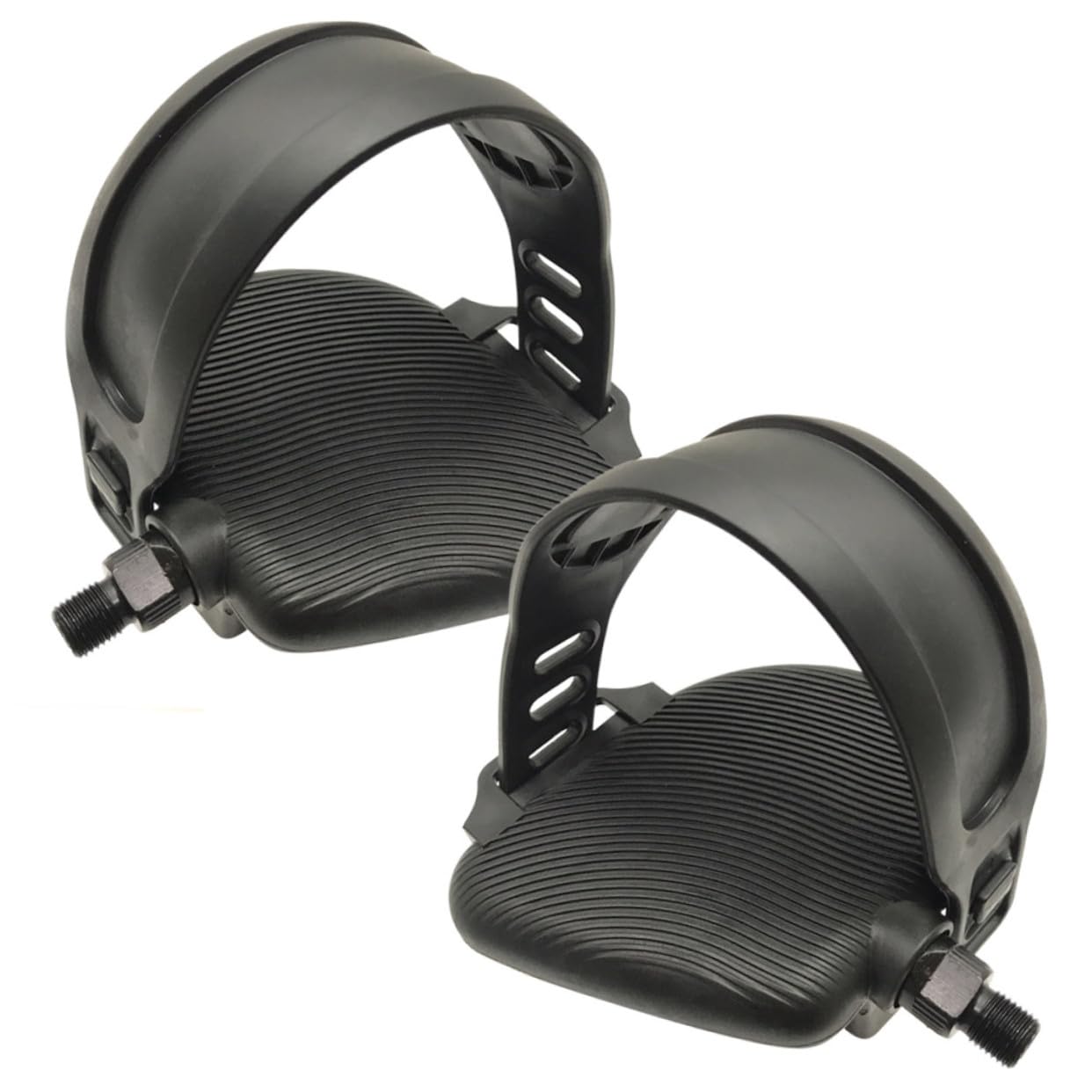 Fahrradpedale Ersatz Heimtrainer Pedale Sports Pedale rutschfest Langlebig Outdoor Bike Zubehör Passend für Fitnessgeräte