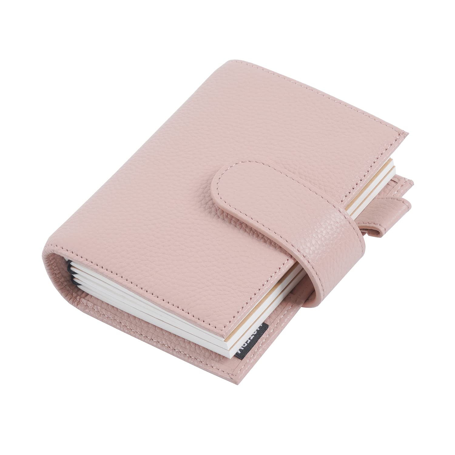 Moterm Companion Traveler's - Copertina per quaderno, design migliorato con tasca posteriore (dimensioni passaporto, ciottolo rosa poudré)