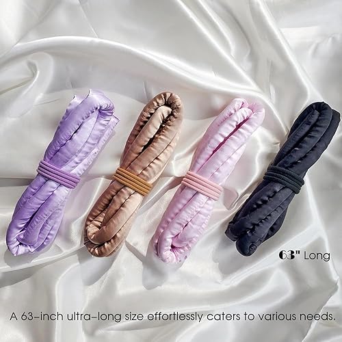 Miniatura 7 de Diadema pequeña con varilla rizadora sin calor, para cabello largo y corto, sin calor, para cabello largo y corto, diadema de rizos sin calor