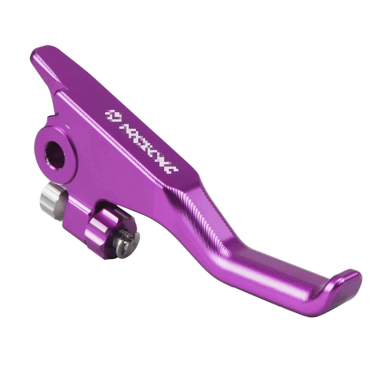Levier d'embrayage de Moto Levier de Frein Court Gauche en Aluminium pour Moto Stark Varg EX et MX (2024-2025)(Violet)