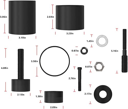 Miniatura 5 de Kit instalador de engranajes de cigüeñal y sello de aceite delantero para reemplazar JDG954B, apto para motores John Deere 1039, 4045, 6059 y 6068