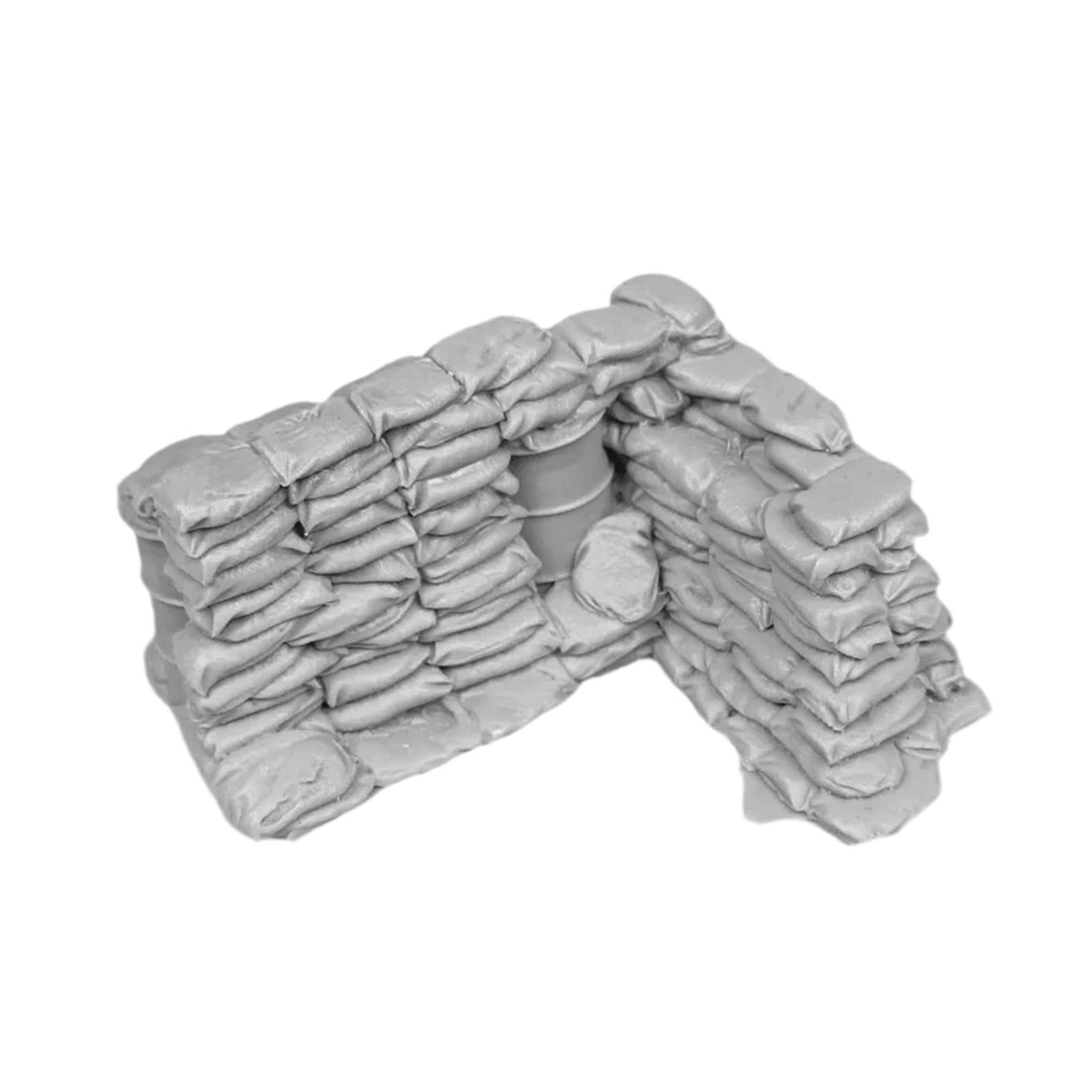 F Fityle Modello di Parete di Sacchi di Sabbia in 1:35, Collezione di Accessori per Scene Fai da Te, Layout, Decorazione, Diorama, Set di Sacchi di