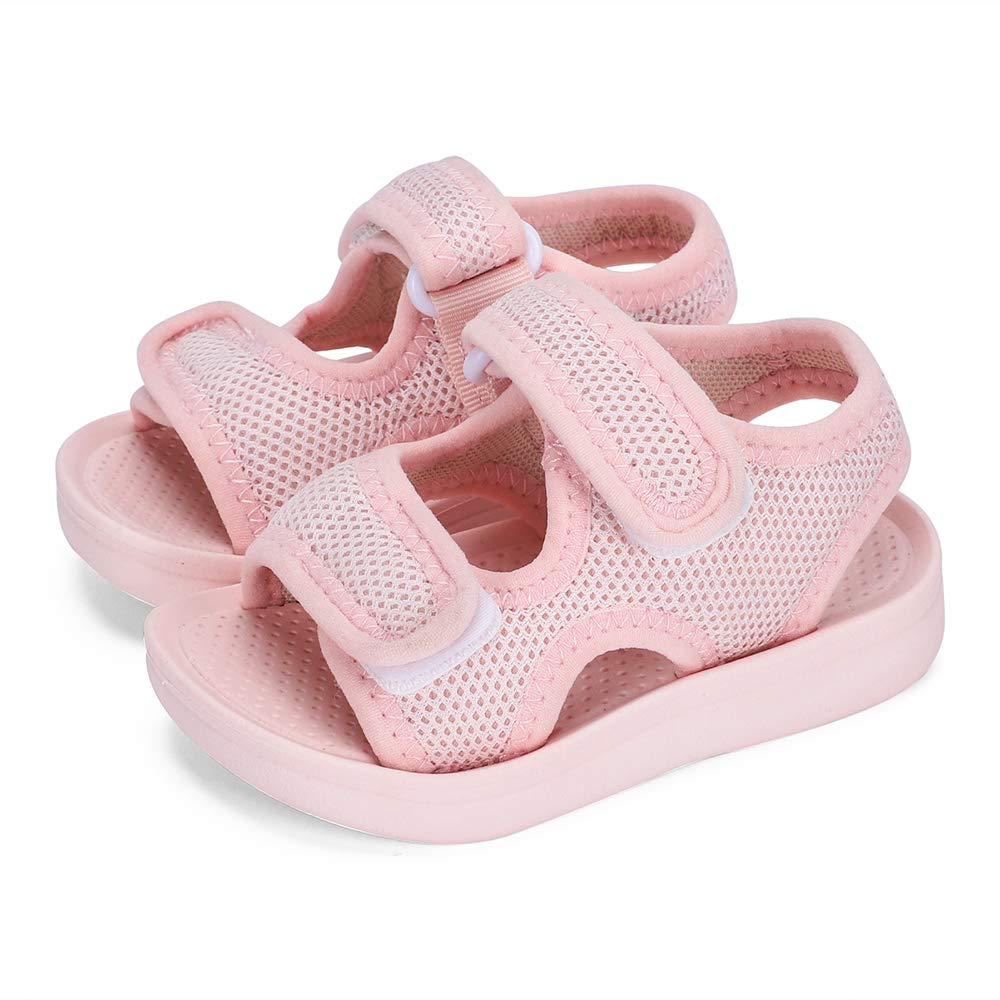 MK MATT KEELYUnisex Kids Summer Sandals Baby Anti-Slip Open Toe Adjustable Walking Shoes for Boys Girls