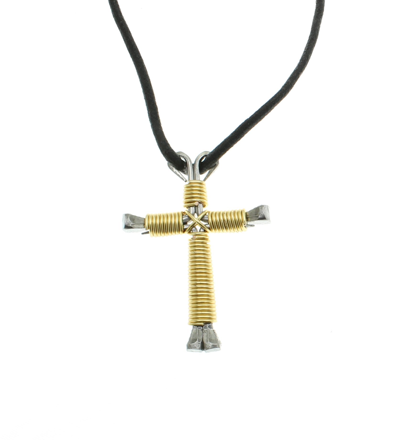 Intercession™ Horseshoe Nail Cross Necklace