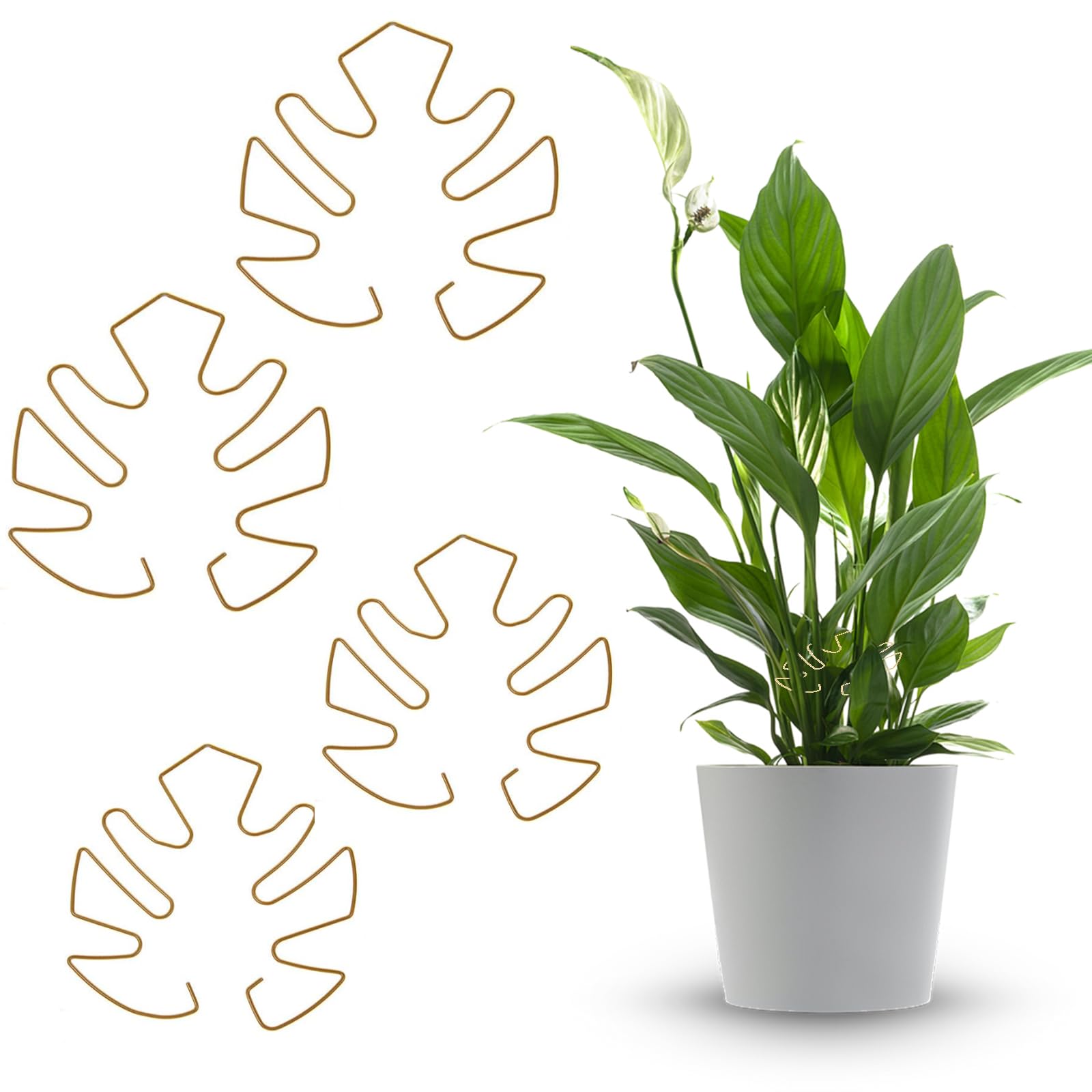 Tuteurs Monstera décoratifs pour créer une jungle urbaine chic dans votre salon