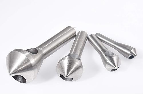 KATUR Juego de 4 brocas de acero de alta velocidad de un solo extremo, para metal, ángulo de punta de 90 grados, vástago redondo de 68100.472 in,