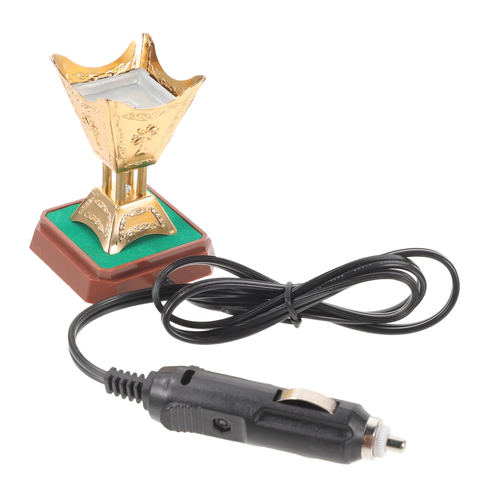 Didiseaon 5 Pezzi bruciatore di incenso aromatico sanifica aria profumatore auto bruciatore di incenso elettrico di da tavolo arredamento incensiere porta incensiere