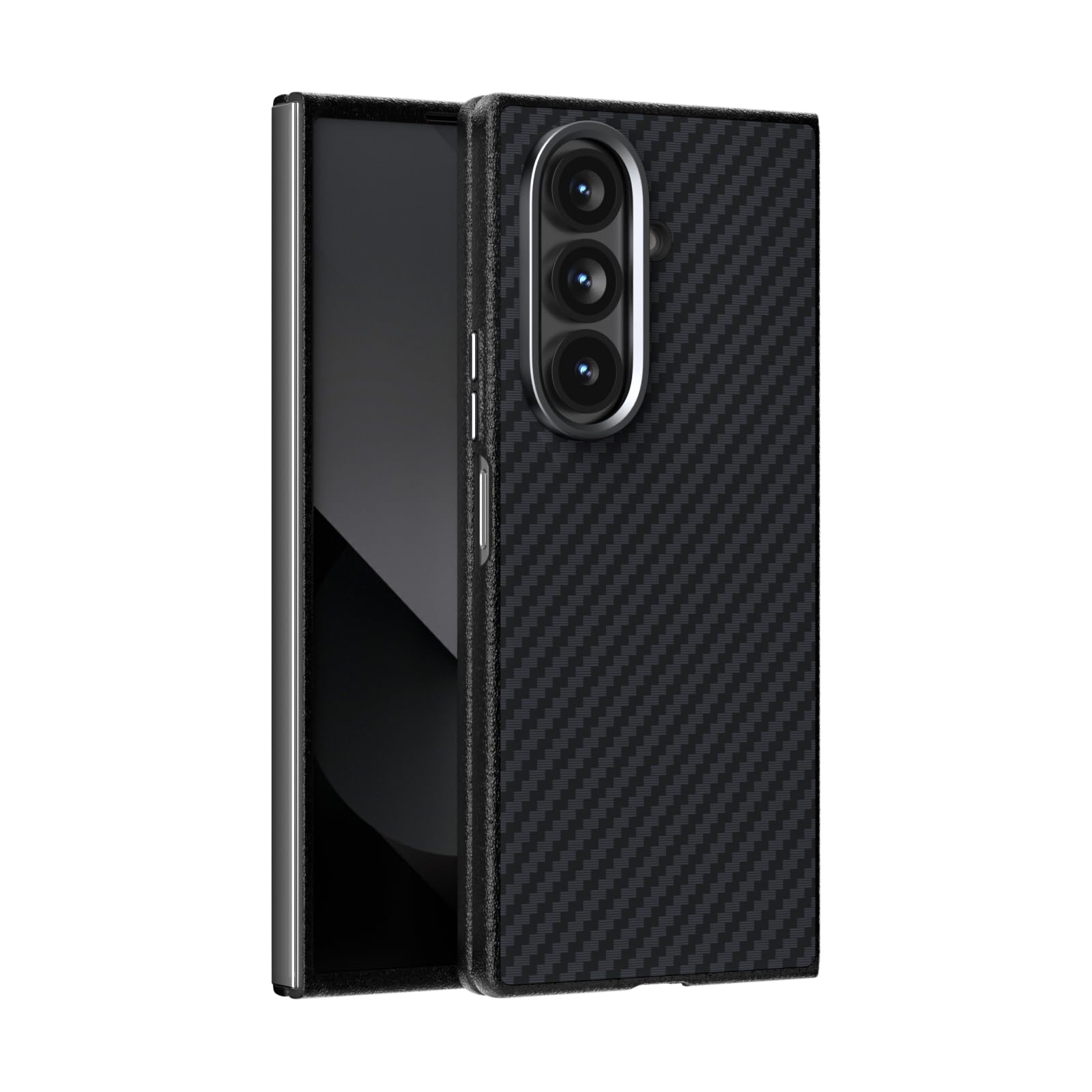 COQUE Hülle für Samsung Galaxy Z Fold 7 Cover,6D Mikrogepräg