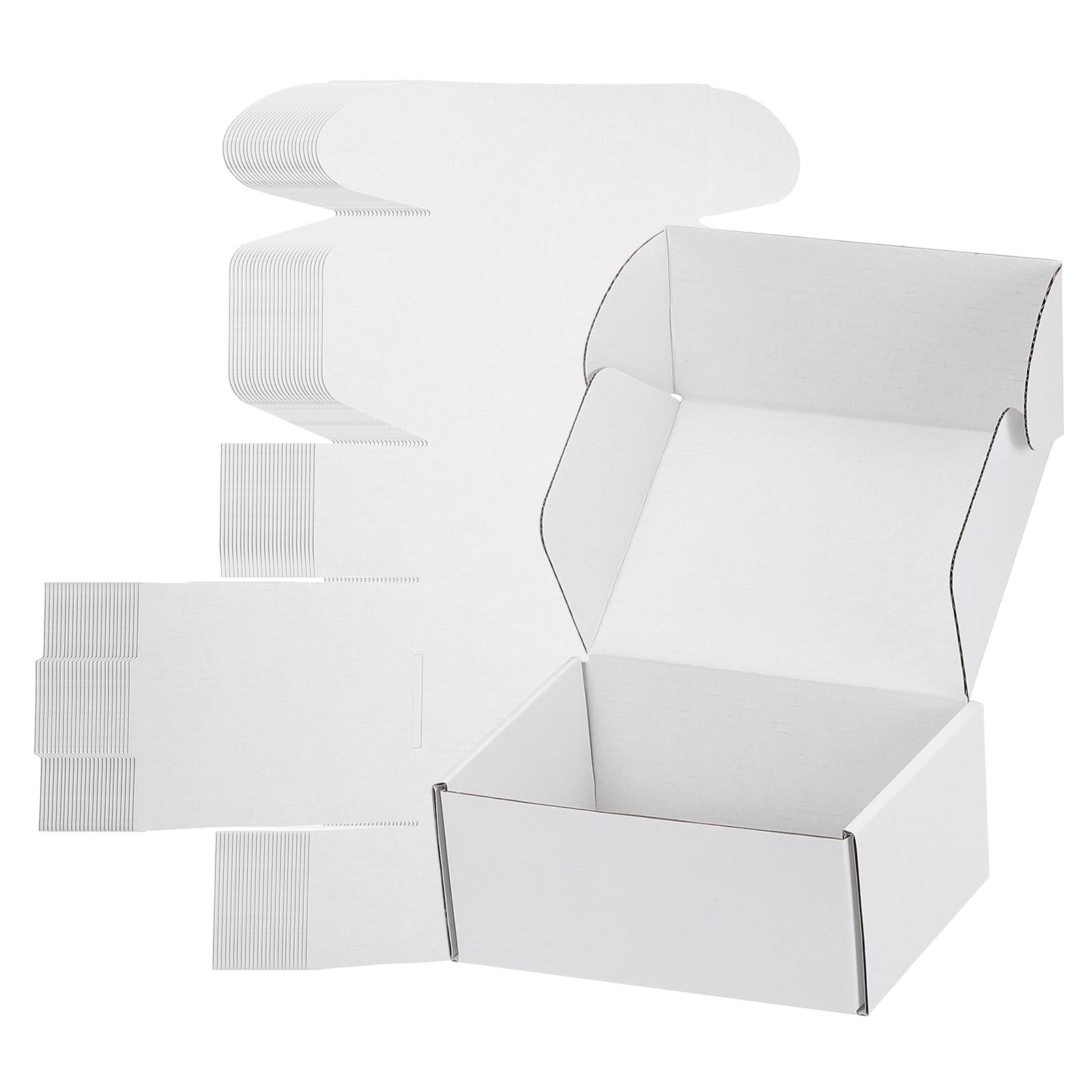 PATIKIL Scatole Di Cartone Spedizioni 7x5x3 Per Piccole Imprese 25Pz Scatole Regalo In Cartone Ondulato Per Spedizioni Traslochi Lavori Manuali Sorpresse natalizie Prodotti Da.