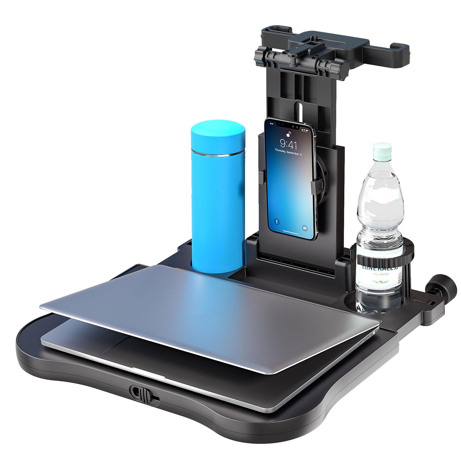 Table de de voiture pour écrire et manger : plateau de nourriture ergonomique pour passagers