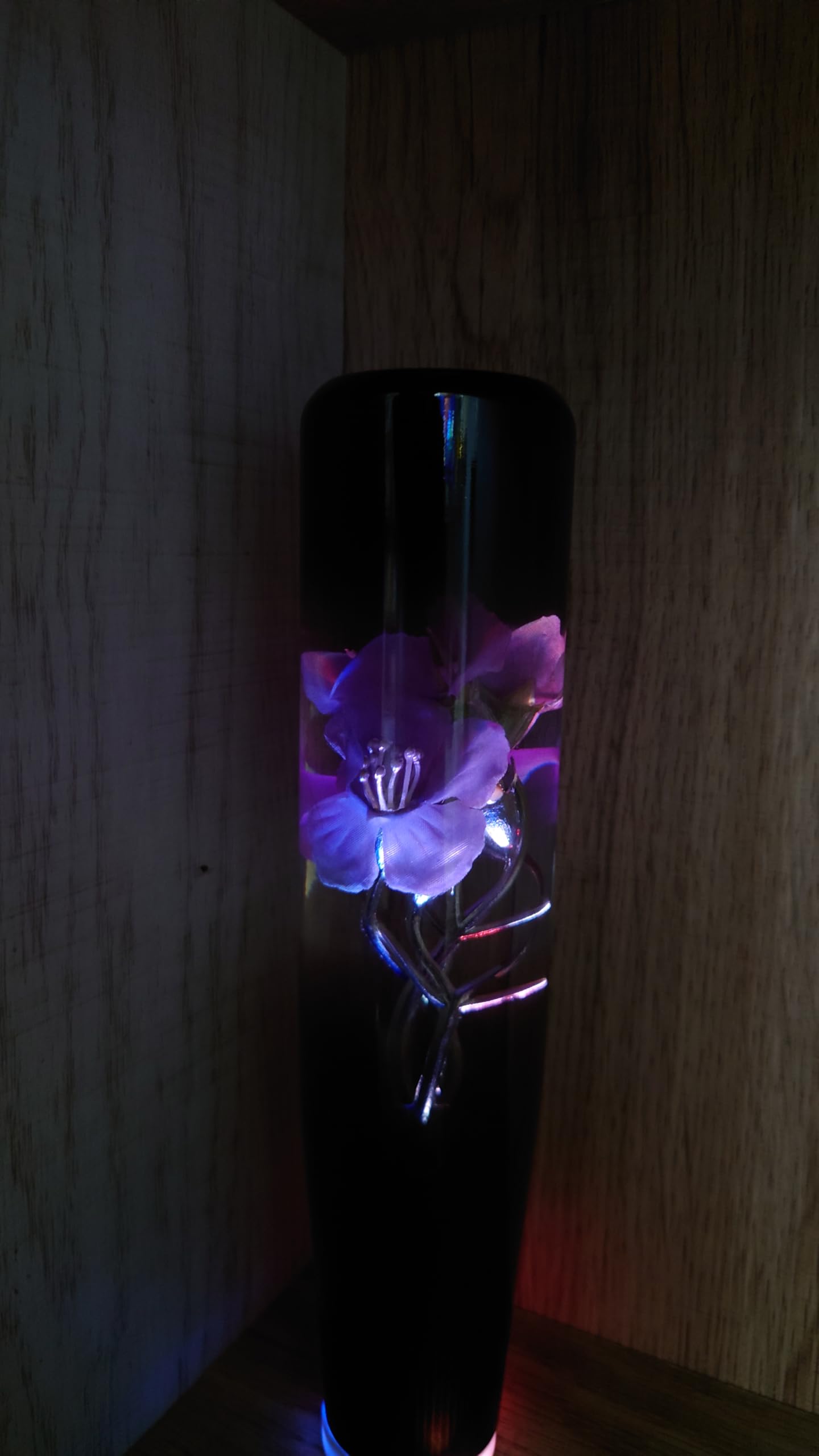 Amazon.co.jp: 水中花シフトノブLEDぼかしグラデーション 20cm 紫 