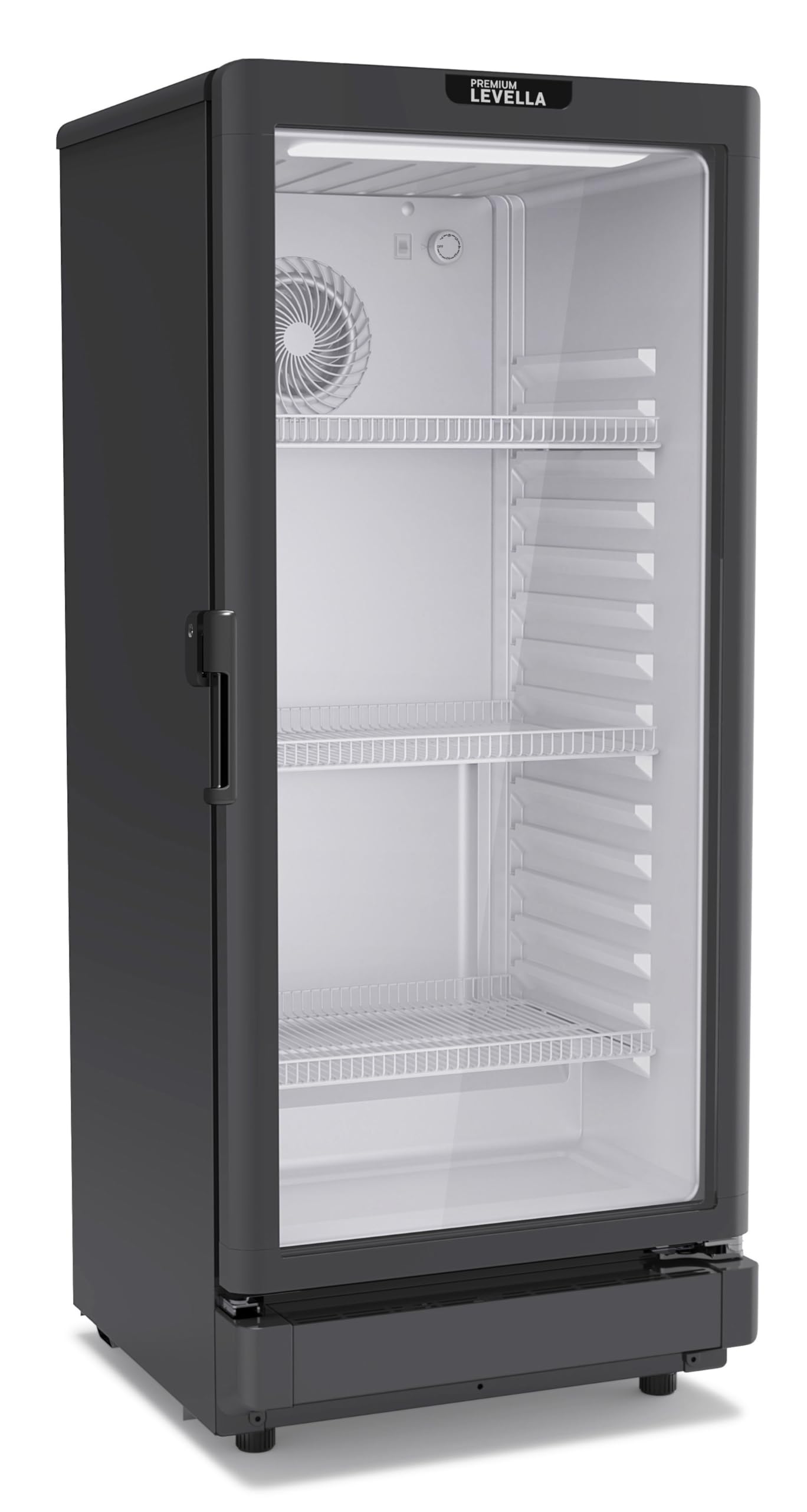 Premiumlevella Glass Door Display Refrigerator 6.0 Cu Ft Commercial Beverage Cooler Merchandiser on Fridge.com - View 5