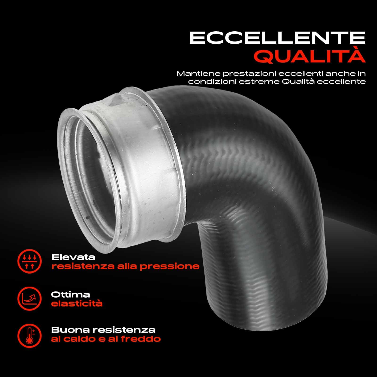 Frankberg Tubo flessibile dell'aria di sovralimentazione Diesel Compatibile con A4 Avant 8E5 1.9L A4 Avant 8ED 2.0L A4 8E2 1.9L A4 Avant 8ED 1.9L P.a.s.s.a.t Variante 3B6 1.9L Replace# V10-2868